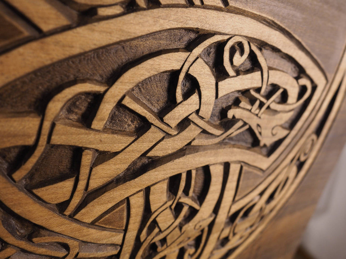 Big Wall sign, Aegishjalmur, Norway, Hand Carving, Viking decor, hand carved wall sign, Viking art, wall hanging, Norse, Scandinavian,Norway