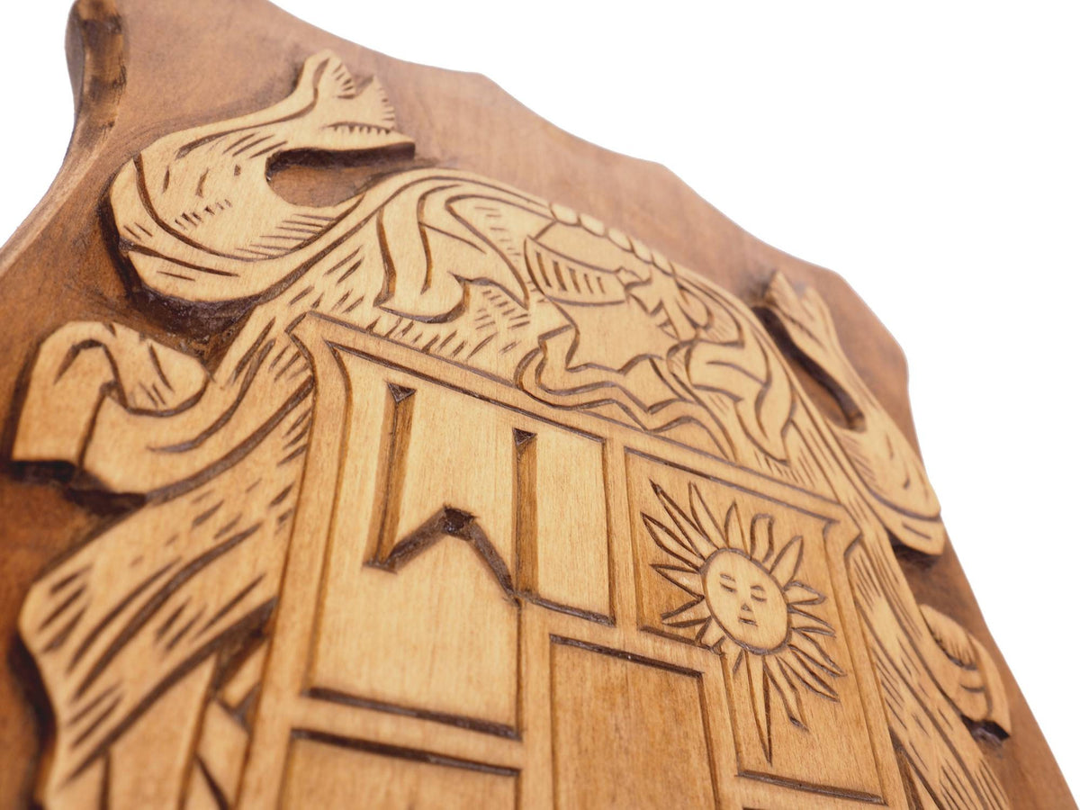 Personalized Family Arms Crest, Hand Carved, Coat of Arms, Custom, Family Shield, Wooden Emblem, Wedding Wood Art, Heraldic, Woodcraft
