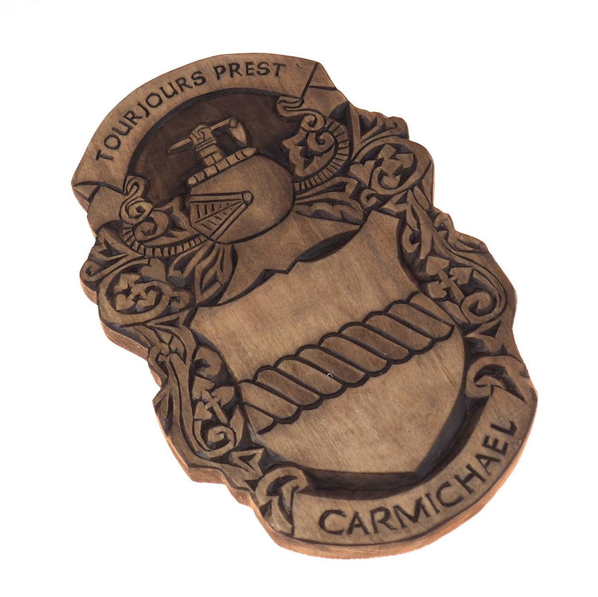 Pearson Personalized Family Crest, Hand Carved, Coat of Arms, Custom, Family Shield, Wooden Emblem, Wedding Wood Art, Heraldic, Woodcraft