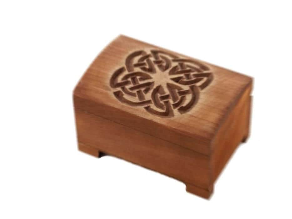 wooden historical jewelry box