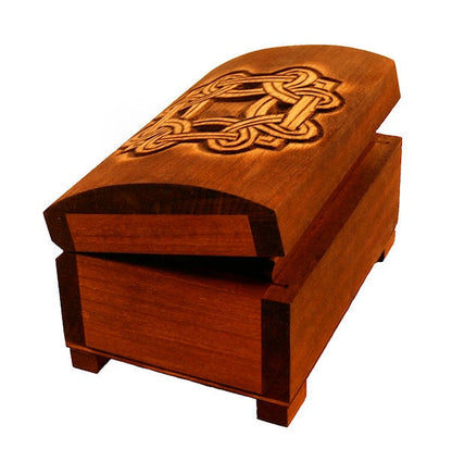Wooden historical jewelry box