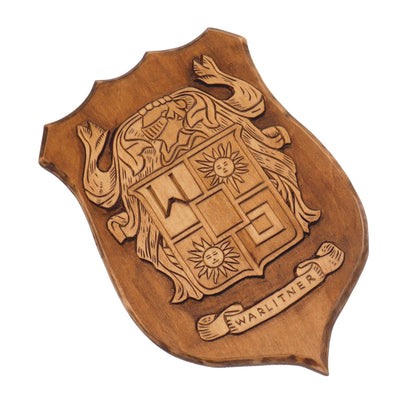 Personalized Family Arms Crest, Hand Carved, Coat of Arms, Custom, Family Shield, Wooden Emblem, Wedding Wood Art, Heraldic, Woodcraft