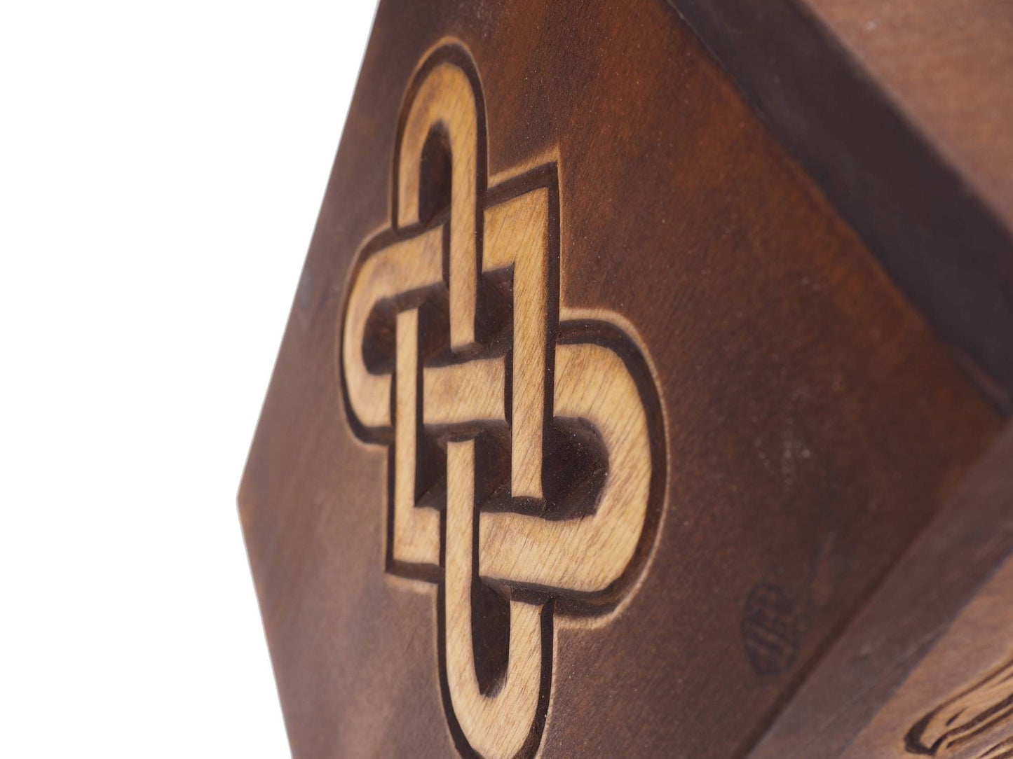 Personalized Tribal Motive Wooden Urn For Human Ashes, Wooden Memorial Box, Hand Carved, Keepsake Cremation Urns, Cremation Boxes For Burial