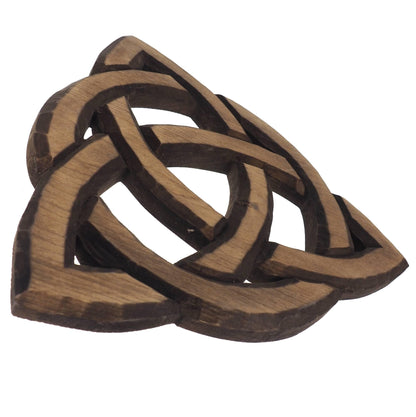 Triquetra Wall Sign, Viking decor, hand carved wall sign, Viking art, wall hanging, carved bear. Norse art, Scandinavian, Irish, Celtic