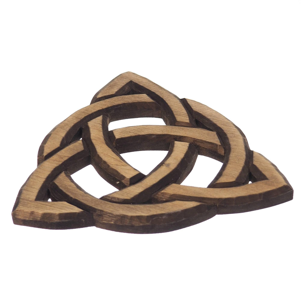 Triquetra Wall Sign, Viking decor, hand carved wall sign, Viking art, wall hanging, carved bear. Norse art, Scandinavian, Irish, Celtic