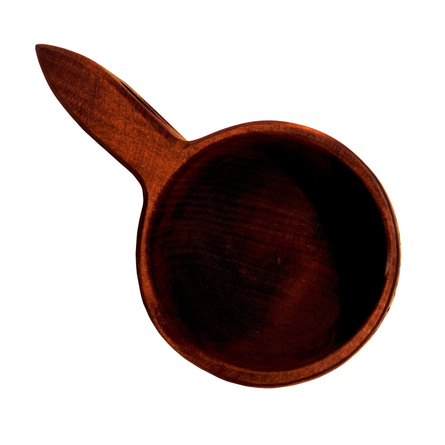 Intricately carved wooden cup viking style kuksa