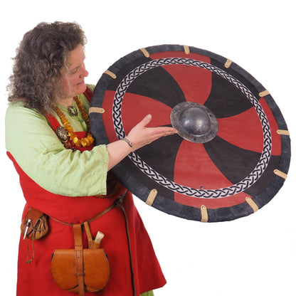 Viking shield, Personalized, cross,  Viking Shield, Hand Painted, Norsman shield, Wall decor, Larp and reenactment, SCA ready, pub decor