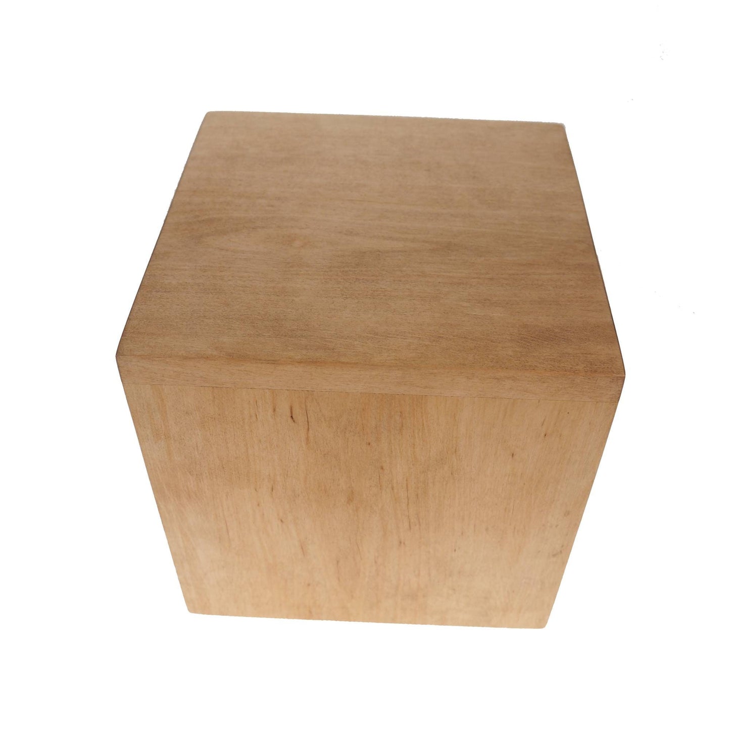 Simple Bright Square Personalized Wood Urn For Human Ashes, hand carved text ,Memorial Box, Carved Keepsake Cremation Urns, Boxes For Burial