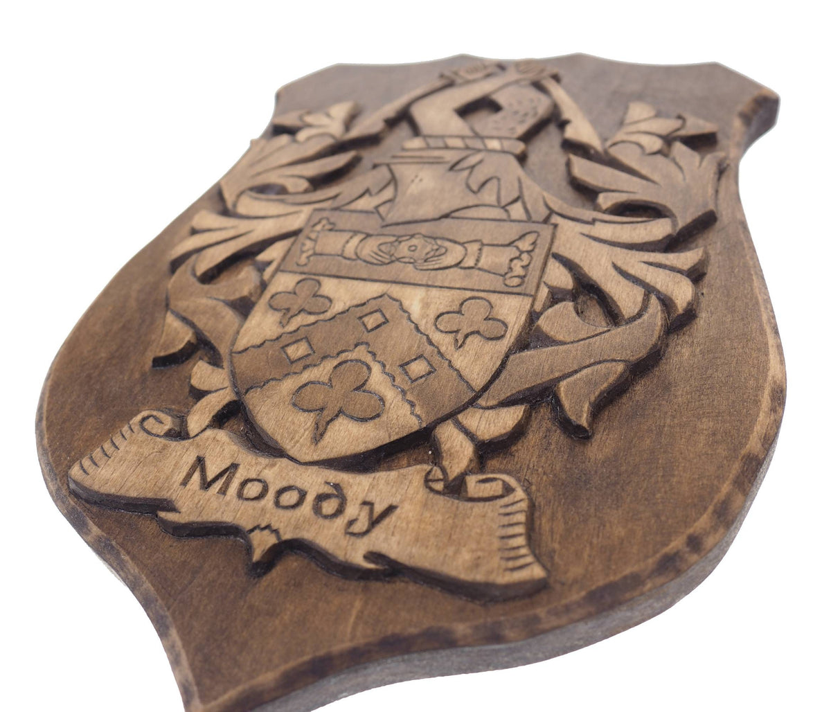 Personalized Family Crest, Hand Carved, Coat of Arms, Custom, Family Shield, Wooden Emblem, Wedding Wood Art, Heraldic, Woodcraft