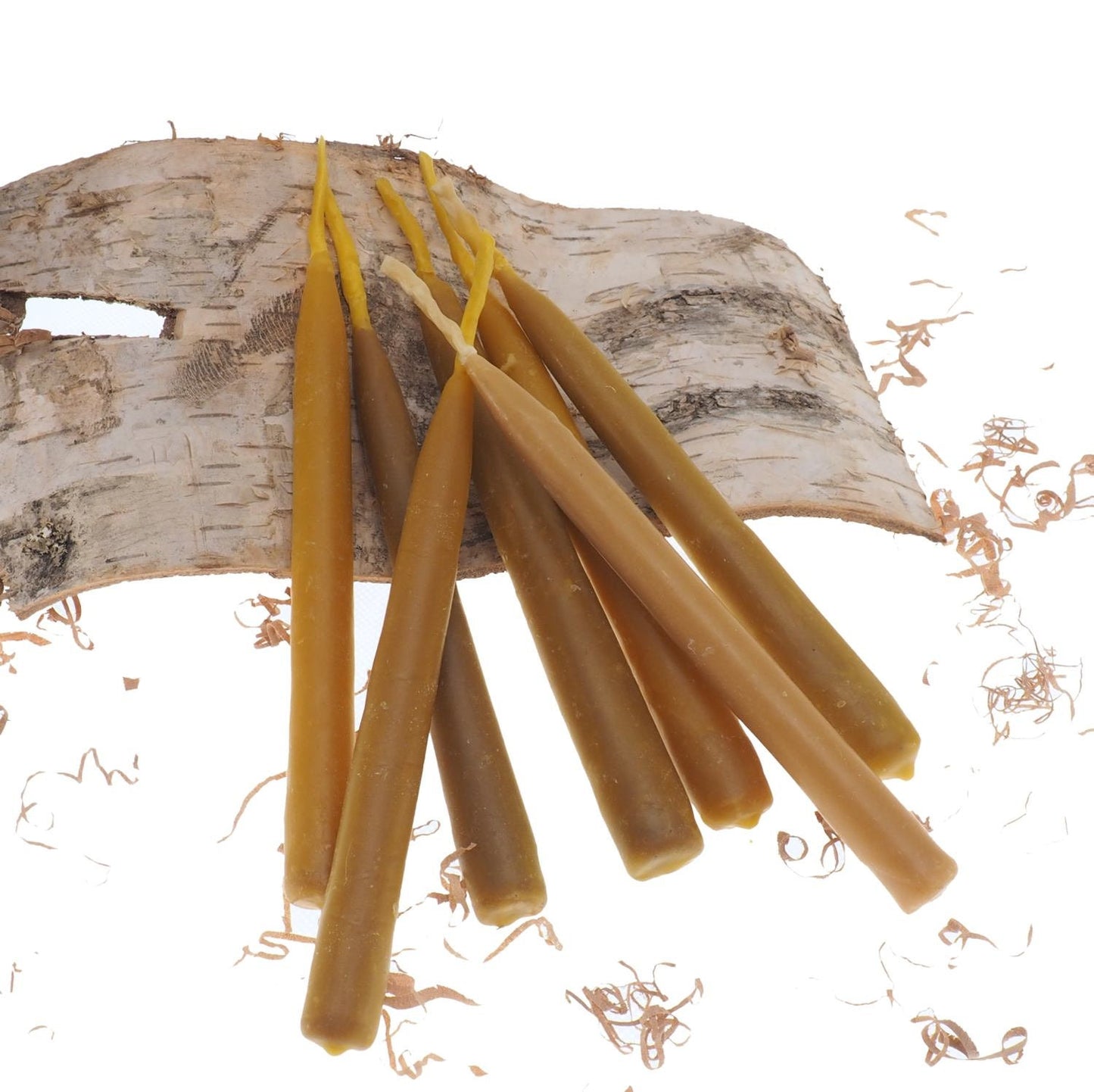 Pure Beeswax Candle, 7" high Unscented Pillar, Hand Made, Natural, Meditation, Prayer, Altar