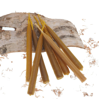 Pure Beeswax Candle, 7" high Unscented Pillar, Hand Made, Natural, Meditation, Prayer, Altar