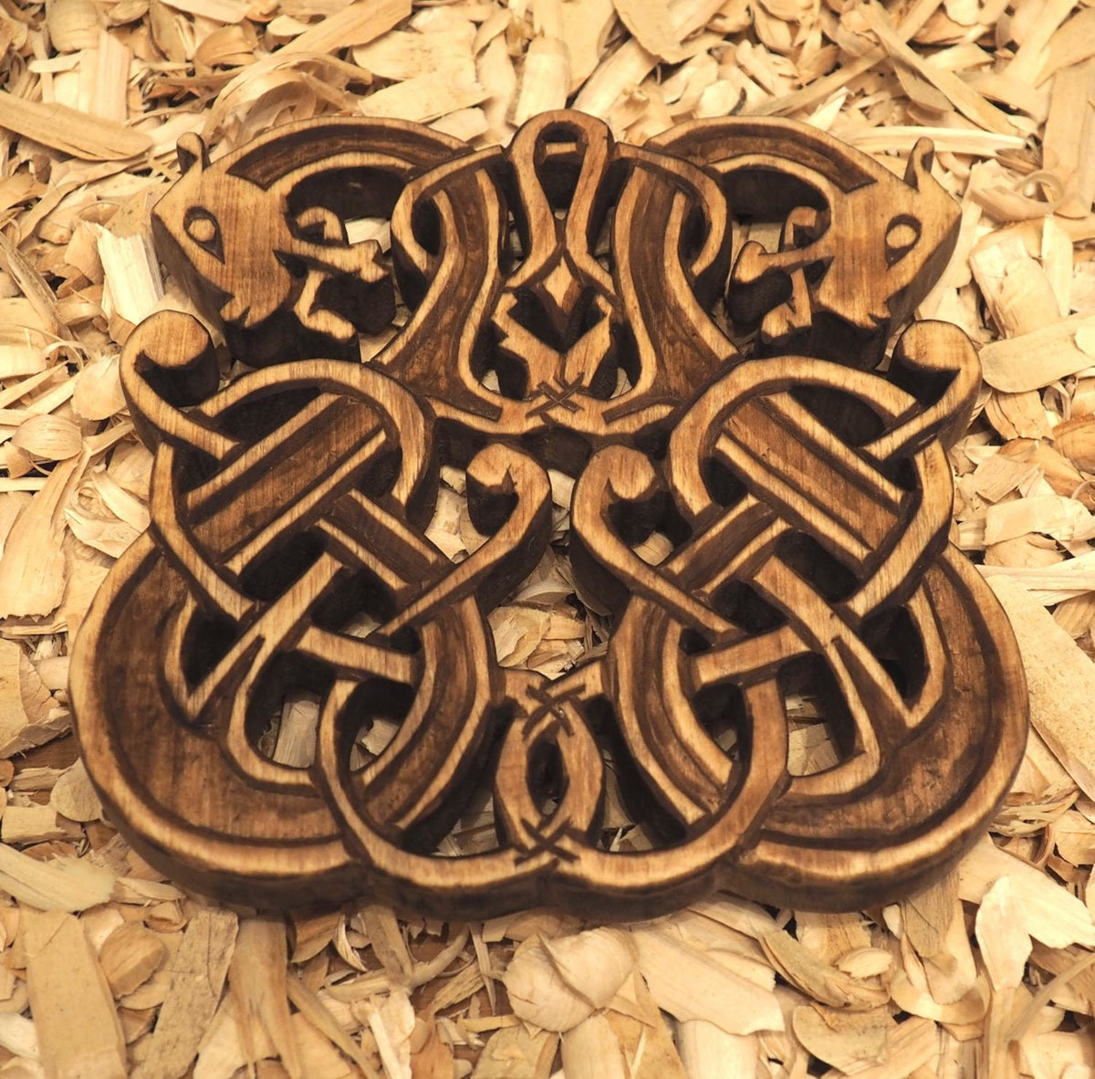 Wall sign, Urnes Dragons, Gotland - carving from rune stone Viking decor|hand carved wall sign|Viking art|wall hanging|Norse |Scandinavian