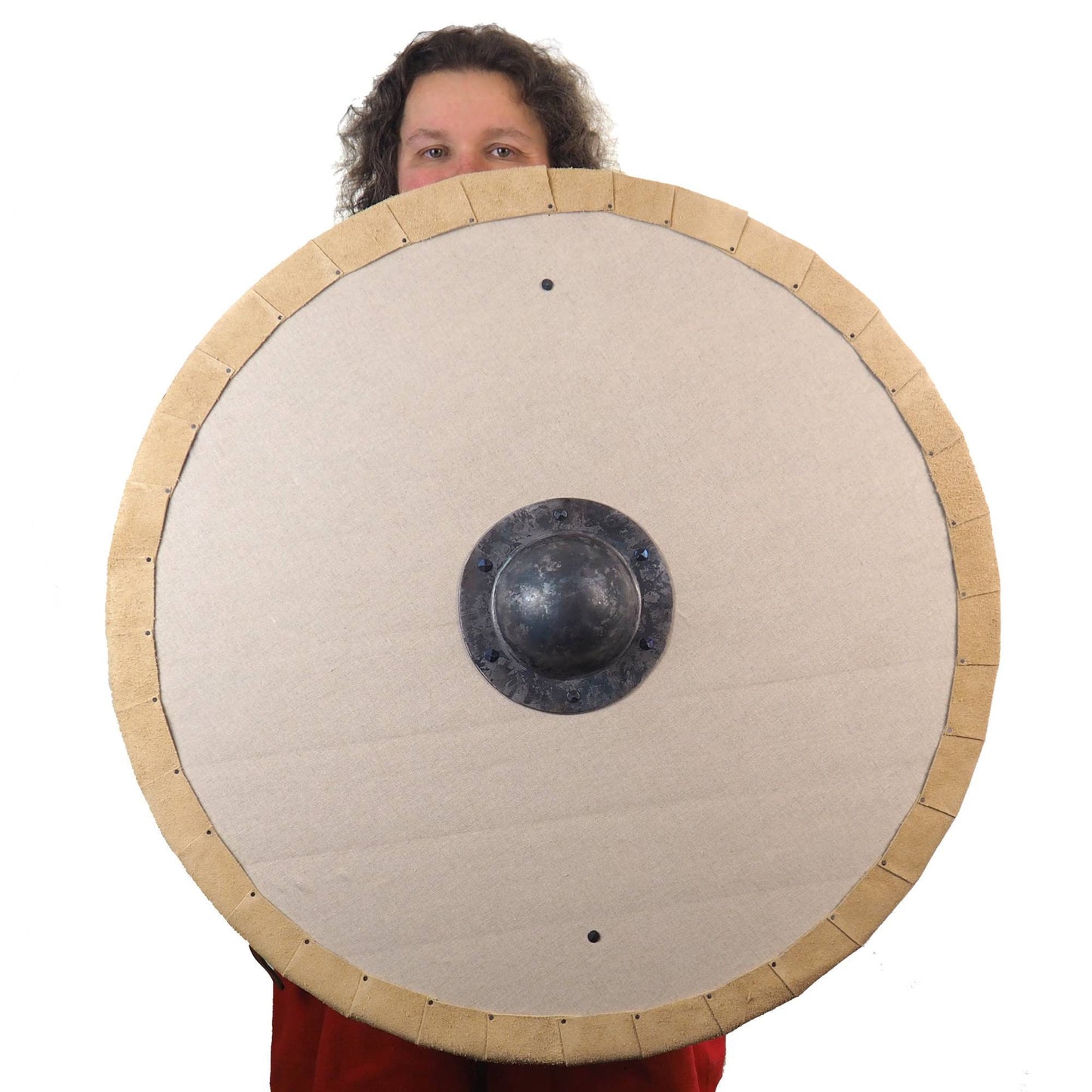 Blank custom pattern Viking Shield, 30 inch, Double side covered, linen cover. Norsman shield, Wall decor, Larp and reenactment, SCA ready,
