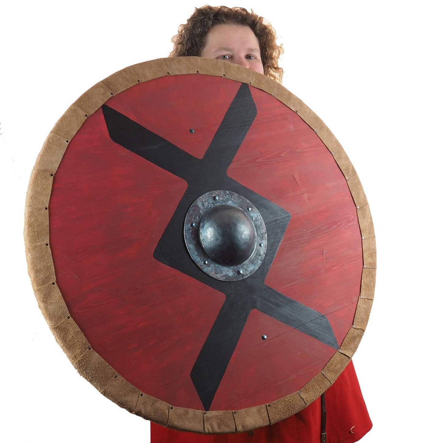 Ingwaz rune Viking Shield Pattern, Norsman shield, Wall decor, Larp and reenactment, SCA ready, black shield