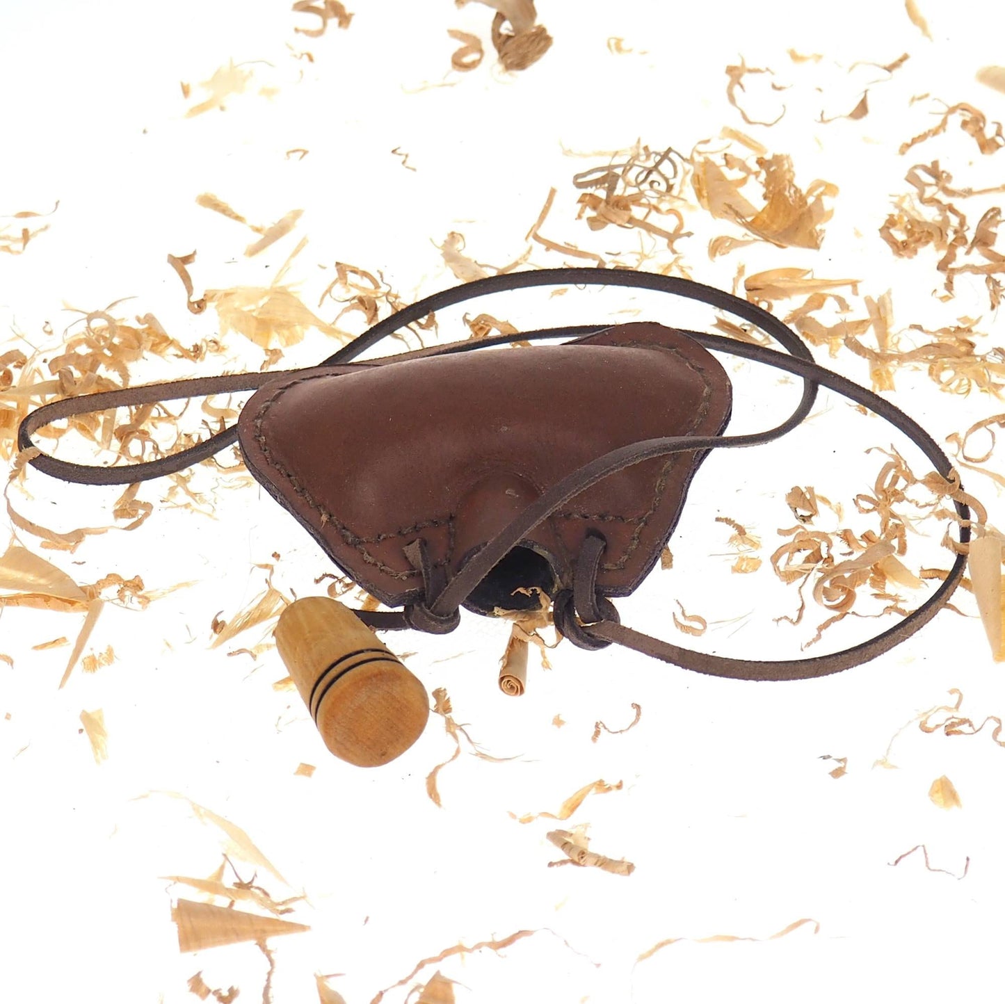 Light Brown, Mini flask, hand crafted, authentic medieval wine skin with wooden stopper leather flask bladder ALL NATURAL