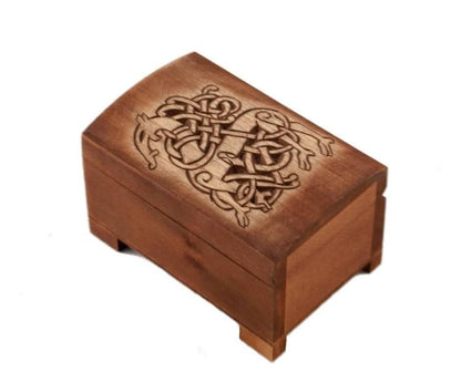 wooden historical jewelry box