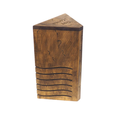 5th Element Elemental Stones Personalized Wood Urn , Wooden Memorial Box Carved , Keepsake Cremation Urns, Cremation Boxes For Burial,