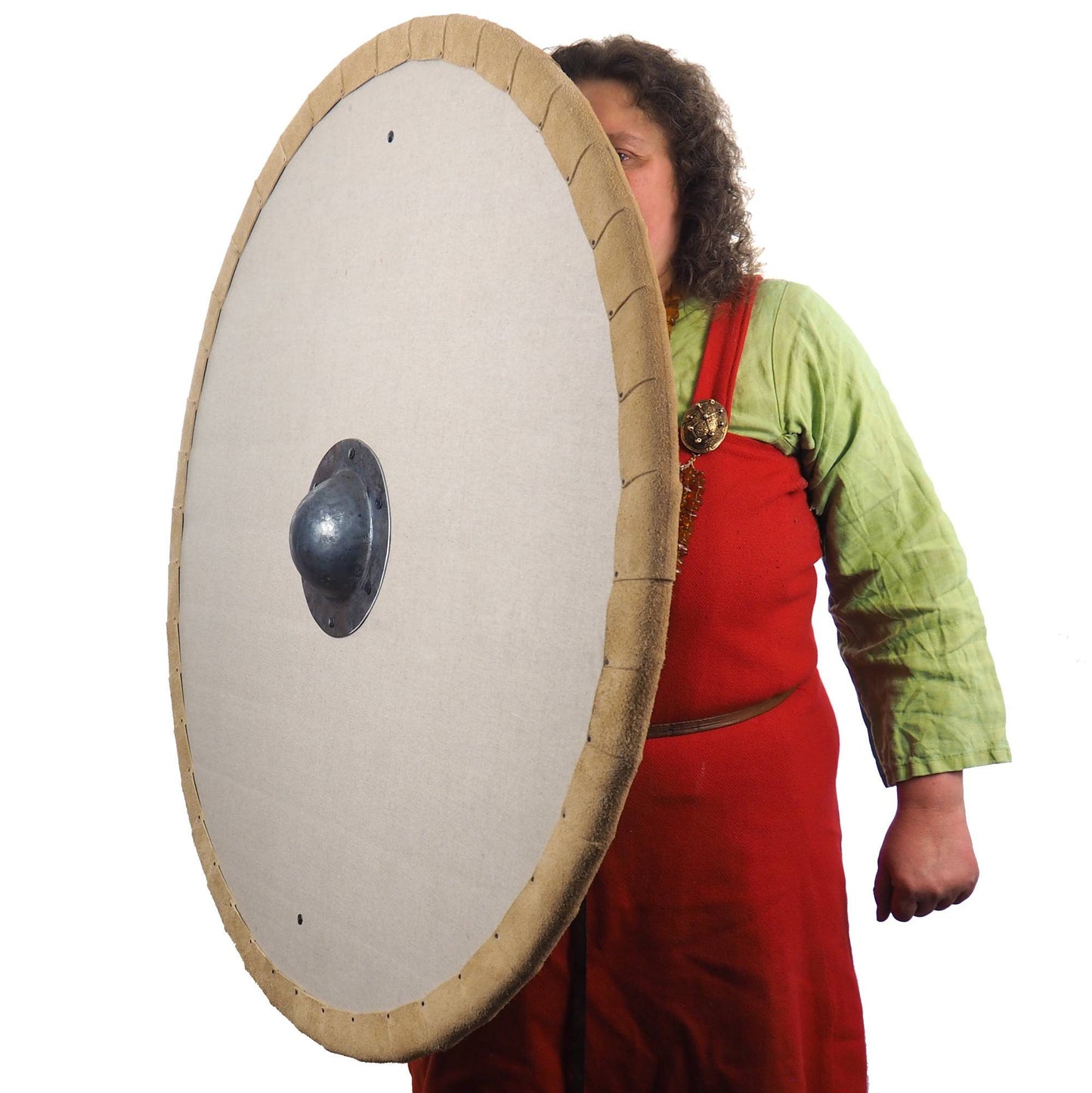 Blank custom pattern Viking Shield, 36 inch, Double side covered, linen cover. Norsman shield, Wall decor, Larp and reenactment, SCA ready,