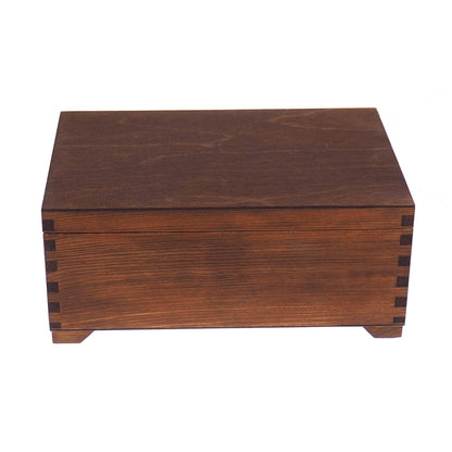 Handmade wooden  jewelry box, divided inside,2 trays x 6 compartments,  memory box,  gift box, wooden box, personalized, jewelry organizer,