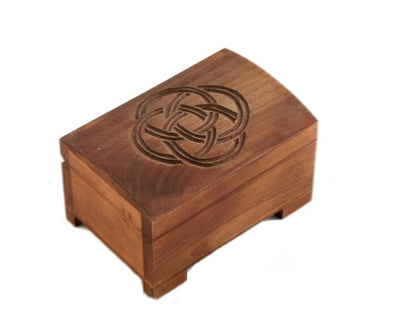 Wooden historical jewelry box Birka style