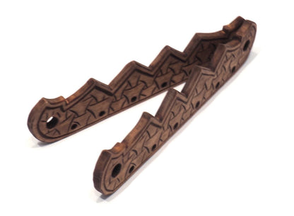Viking bag handles, wooden, birka and Hedeby- Haithabu orgins. Reenactment.