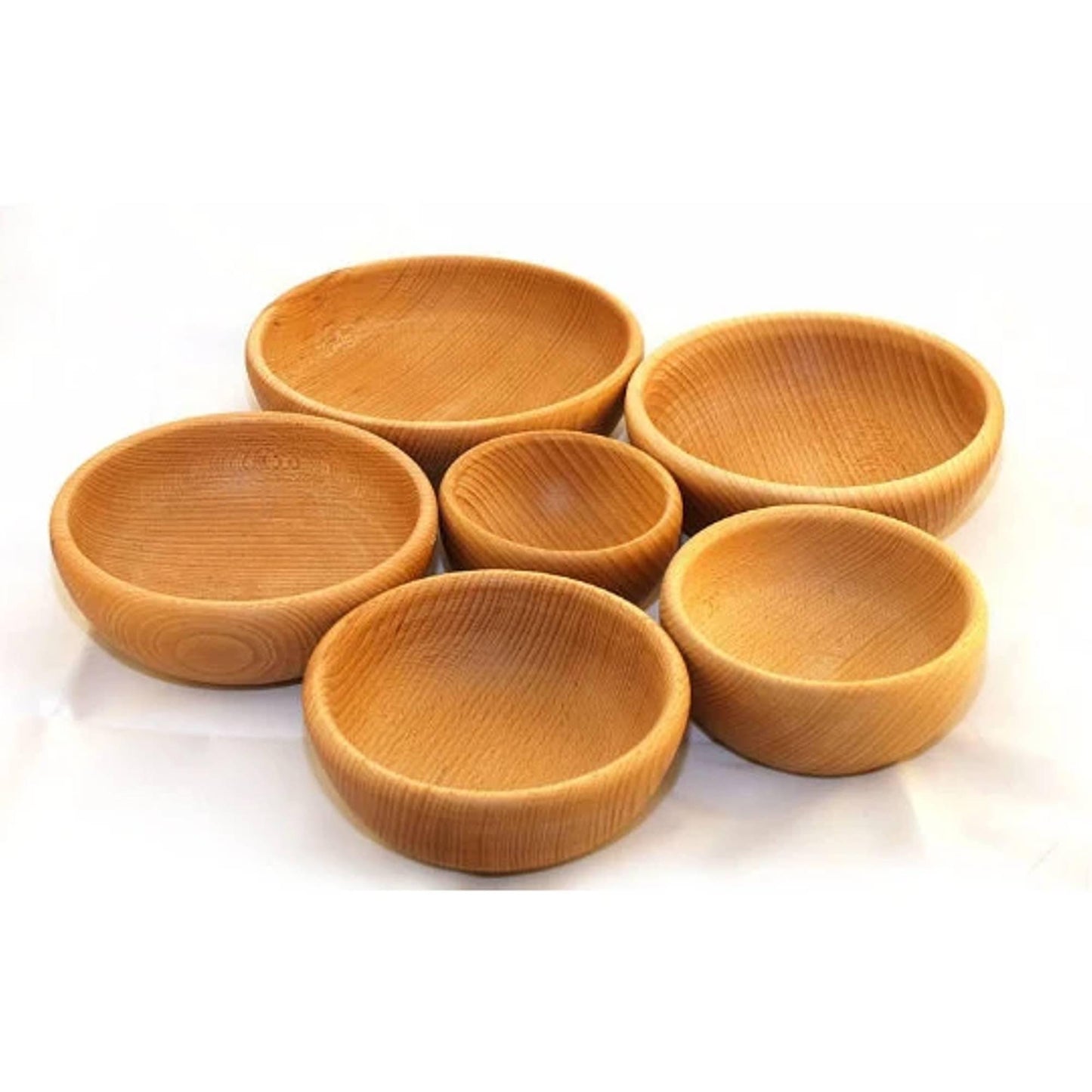 Beech wooden bowl