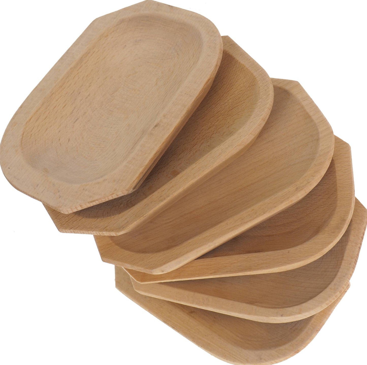 Small flat wooden plate, oak tray, rounded viking dishes, medieval, larp, SCA, handmande, personalised, viking