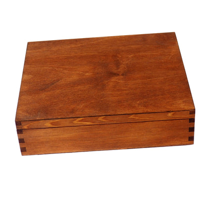 Handmade wooden  jewelry box, divided inside, 12 compartments,  memory box,  gift box, wooden box, personalized, jewelry organizer,