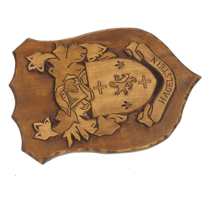 Tournament Personalized Family Crest, Hand Carved, Coat of Arms, Custom, Family Shield, Wooden Emblem, Wedding Wood Art, Heraldic, Woodcraft