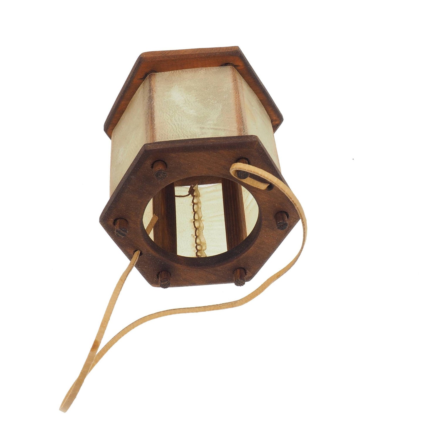 Small  Medieval Lantern,Chestnut  Witcher, wooden, Viking lamp, Larp, SCA, Lantern, Candle light, Historical Re-enactment
