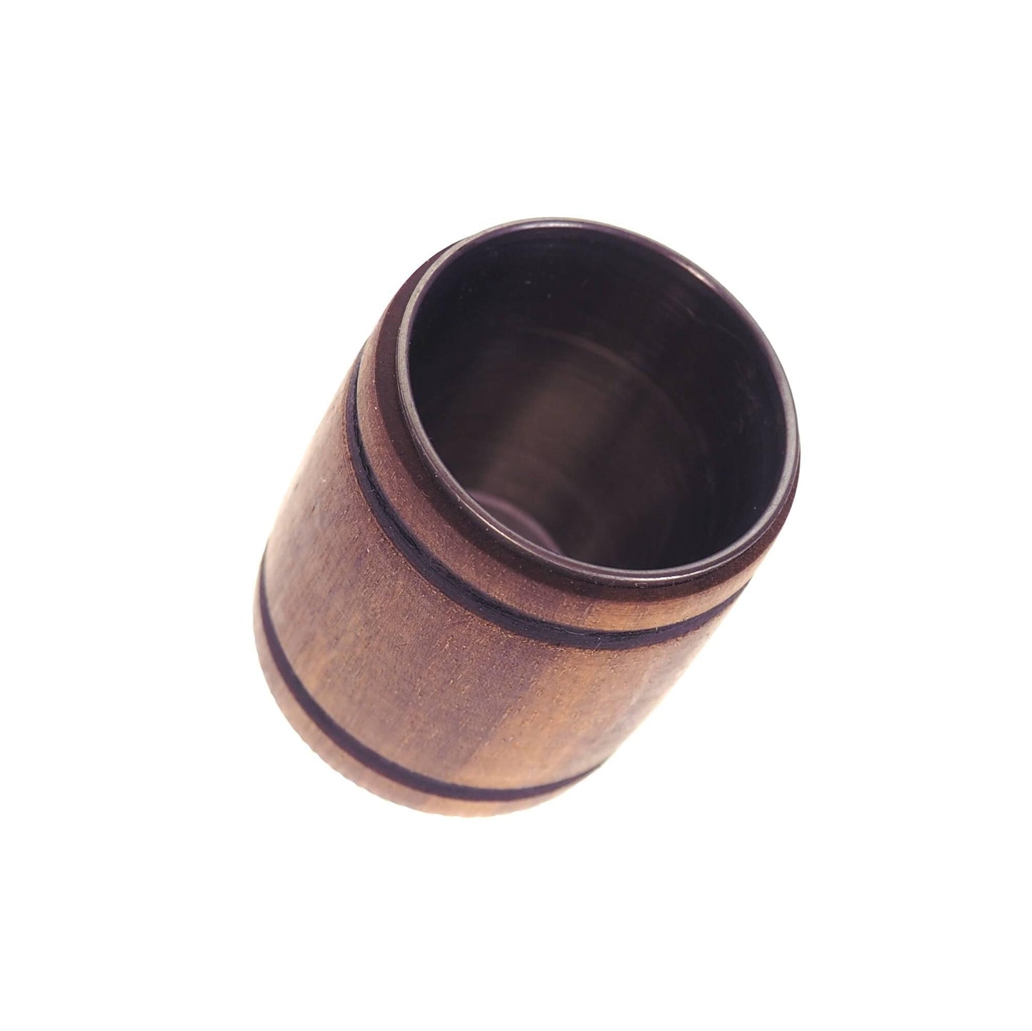 Dark Oak Wooden Mug 50 ml  1.7 oz, steel inside wooden cup, wooden drinking mug, historical mug, rustic mug, medieval replica