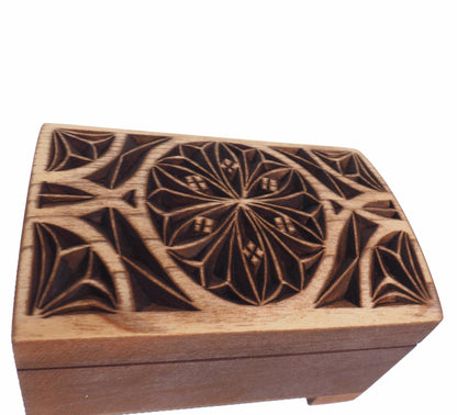 Wooden jewelry box, hand carved, personalized, history pattern, gift box, custom jewelry box, wedding memory box,