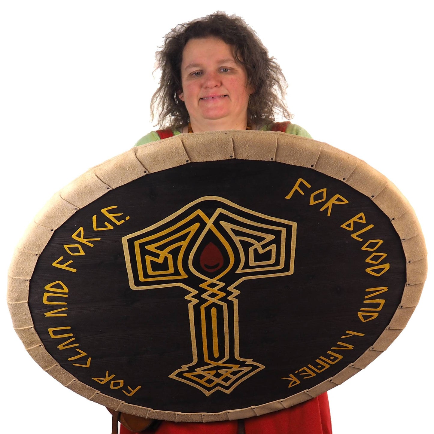 Fantasy Shield, Larp logo, Personalized Viking Shield, Hand Painted, Norsman shield, Wall decor, Larp and reenactment, SCA ready, pub decor