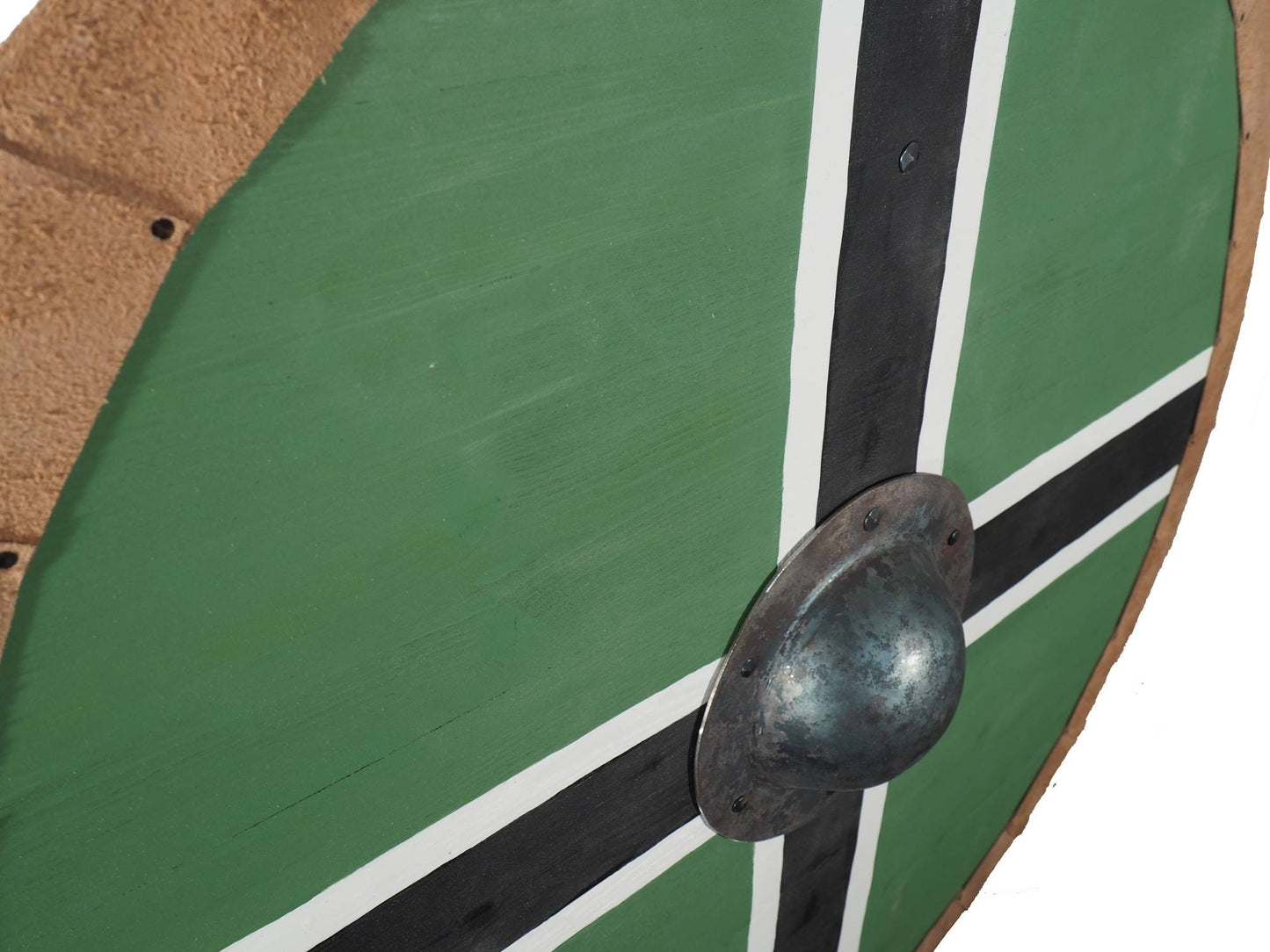 Vinland flag Viking Shield Pattern, Norsman shield, Wall decor, Larp and reenactment, SCA ready, black shield