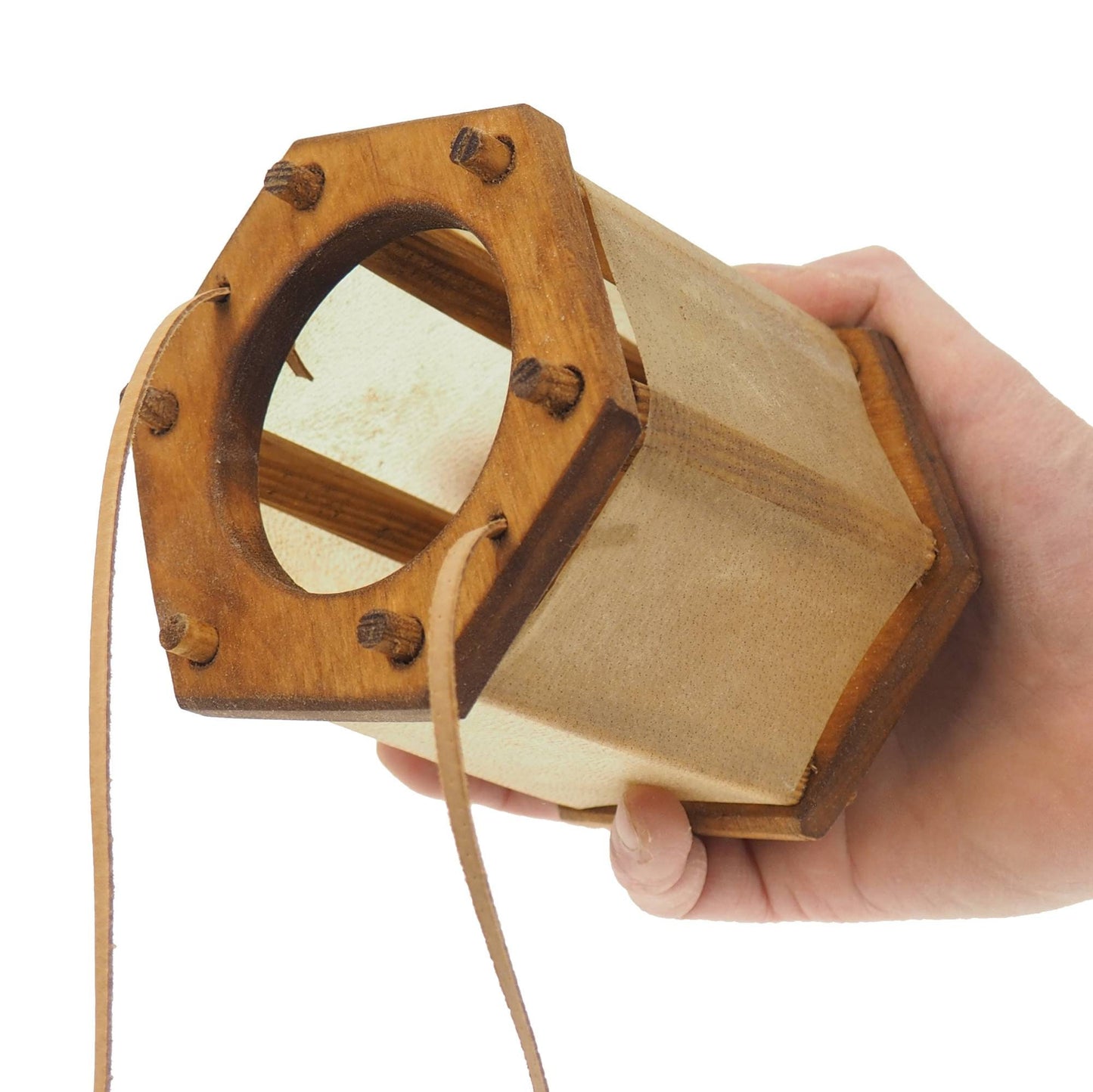 Alder Small  Medieval Lantern,  wooden, Viking lamp, Larp, SCA, Lantern, Candle light, Historical Re-enactment