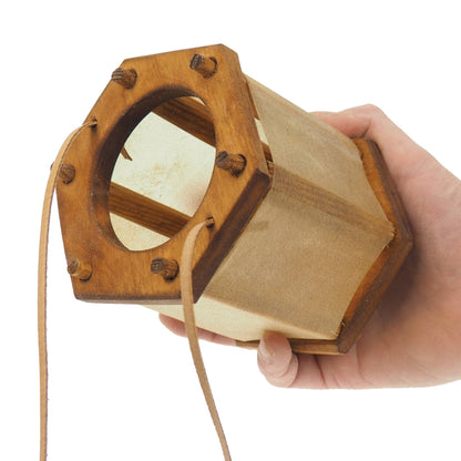 Alder Small  Medieval Lantern,  wooden, Viking lamp, Larp, SCA, Lantern, Candle light, Historical Re-enactment
