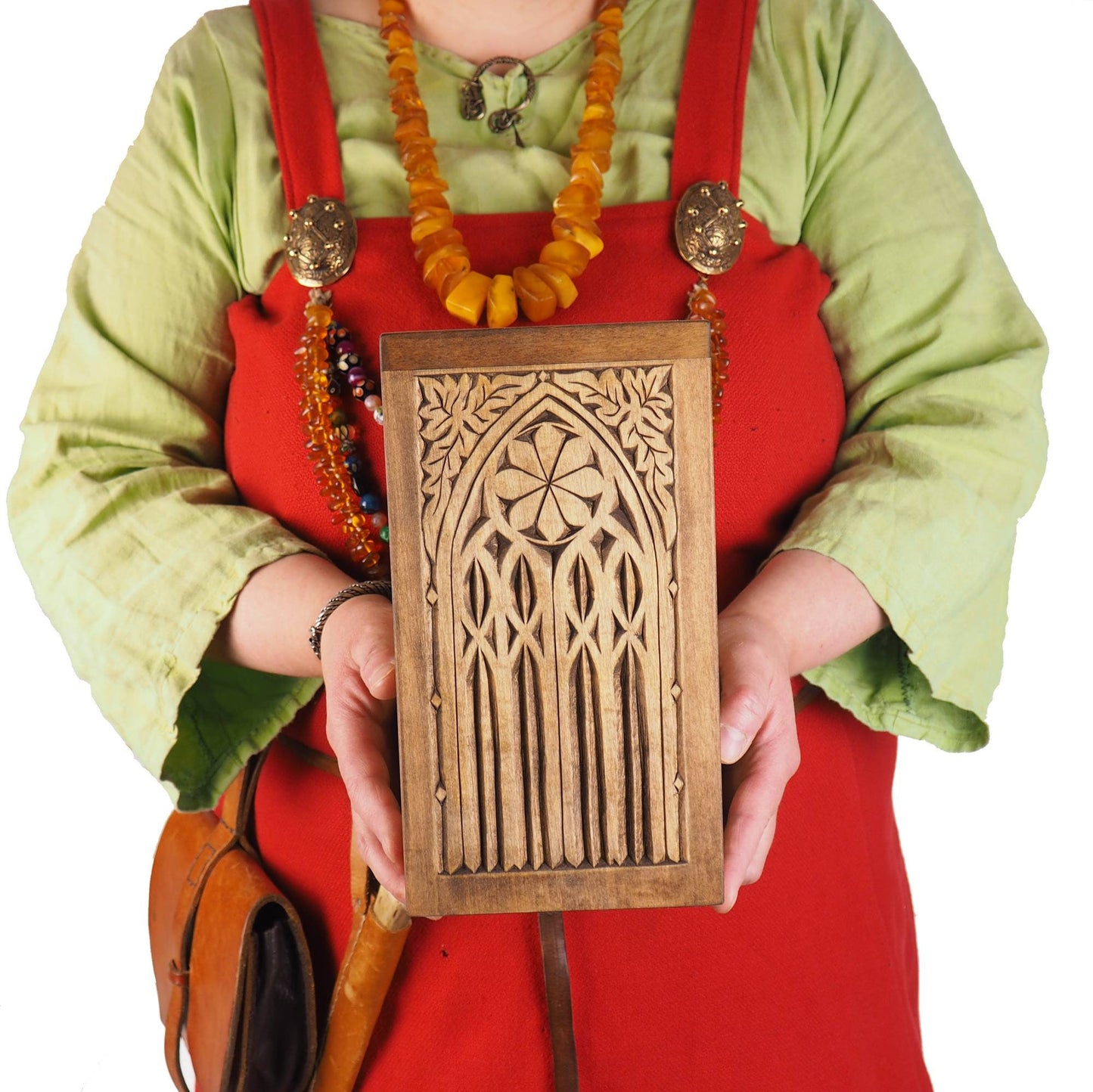 Small Personalized Wood Urn For Human Ashes, Wooden Memorial Box, Carved Keepsake Cremation Urns, Cremation Boxes For Burial Medieval Gothic