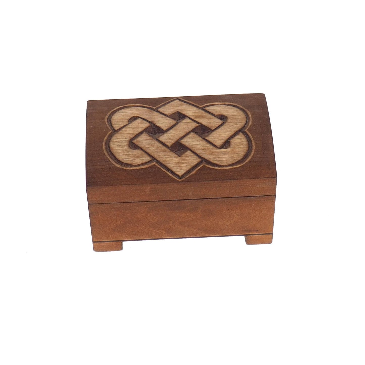 Wooden jewelry box, viking plait, hand carved, personalized, history pattern, gift box, custom jewelry box, wedding memory box,