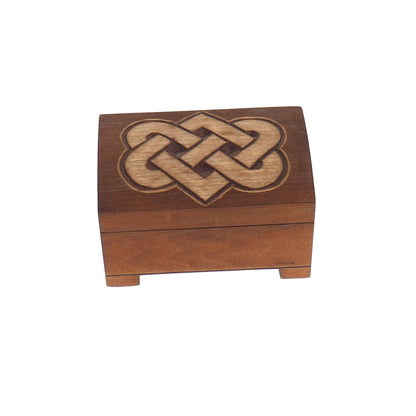 Wooden jewelry box, viking plait, hand carved, personalized, history pattern, gift box, custom jewelry box, wedding memory box,