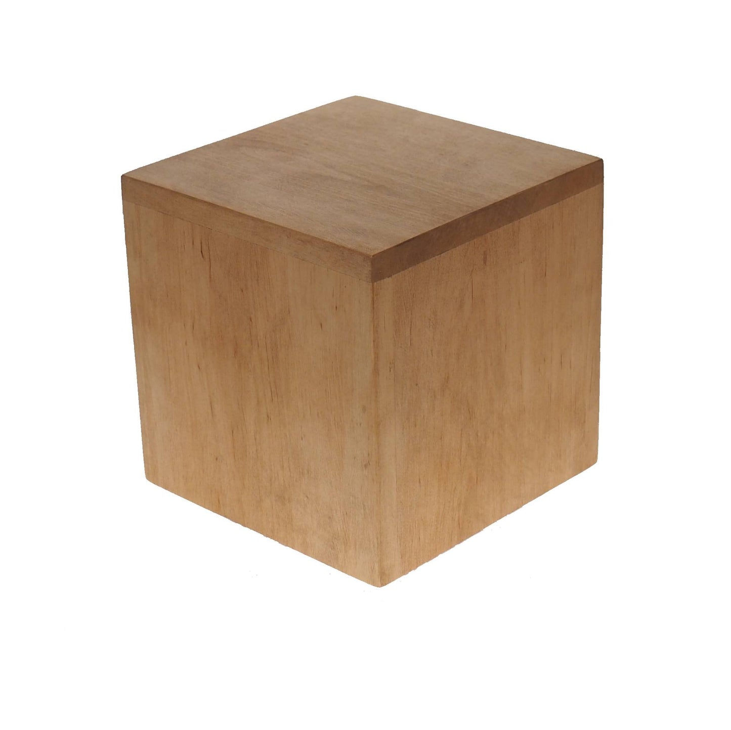 Simple Bright Square Personalized Wood Urn For Human Ashes, hand carved text ,Memorial Box, Carved Keepsake Cremation Urns, Boxes For Burial