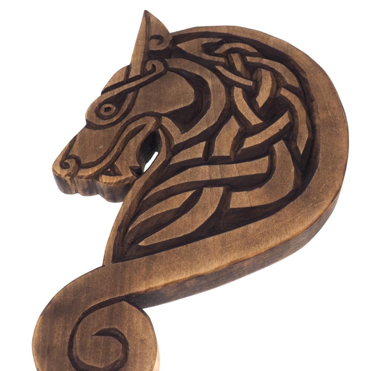 Viking wolf Wall Sign, Viking decor, hand carved wall sign, Viking art, wall hanging, carved bear. Norse art, Scandinavian, Viking  banner,