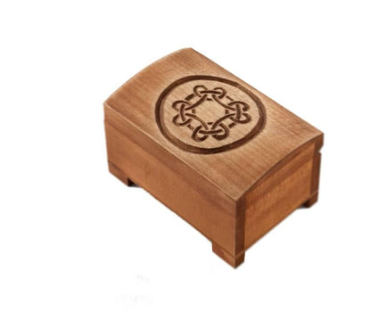 Wooden historical jewelry box