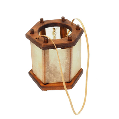 Small  Medieval Lantern,Chestnut  Witcher, wooden, Viking lamp, Larp, SCA, Lantern, Candle light, Historical Re-enactment