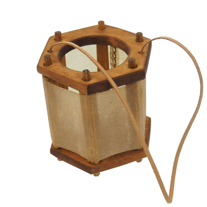 Alder Small  Medieval Lantern,  wooden, Viking lamp, Larp, SCA, Lantern, Candle light, Historical Re-enactment
