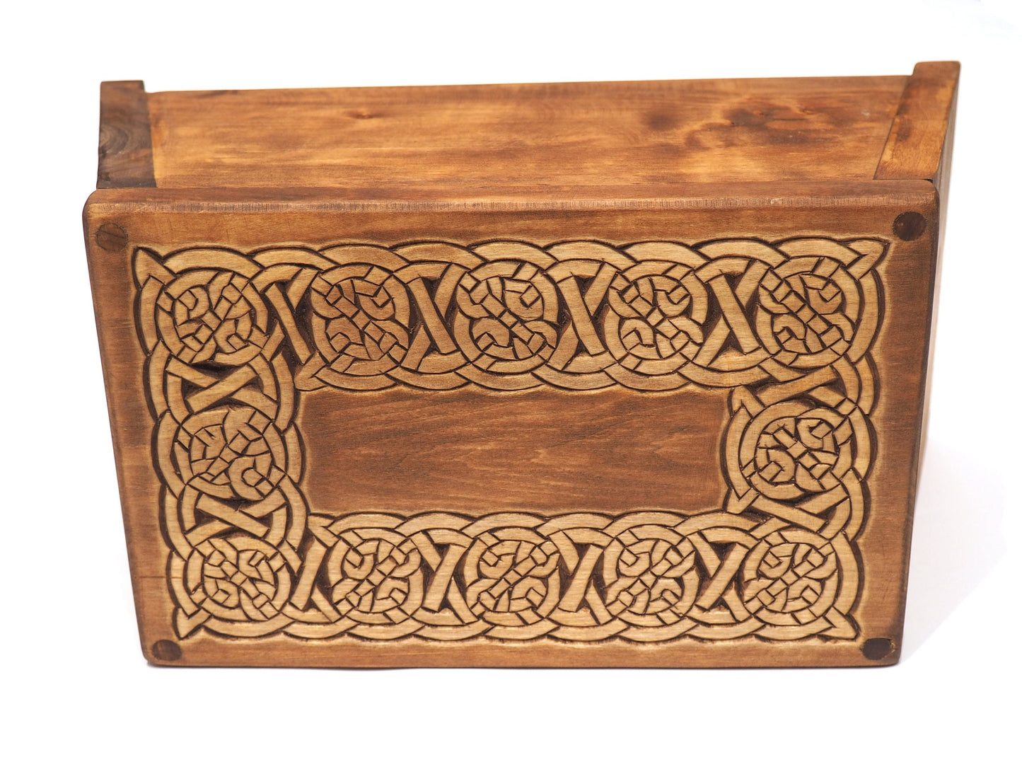 Personalized Wood Urn For Human Ashes, Wooden Memorial Box Carved , Keepsake Cremation Urns, Cremation Boxes For Burial, Viking pagan