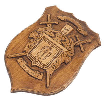 Swords Personalized Family Crest, Hand Carved, Coat of Arms, Custom, Family Shield, Wooden Emblem, Wedding Wood Art, Heraldic, Woodcraft