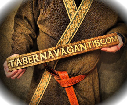 Personalized hand carved sign