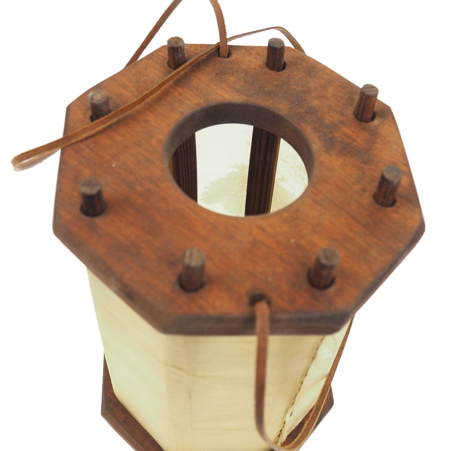 Wooden Medieval Lantern, opening from the bottom, Chestnut, Viking lamp, Larp, SCA, Lantern, Candle light, Historical Re-enactment