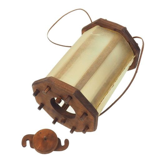 Wooden Medieval Lantern, opening from the bottom, Chestnut, Viking lamp, Larp, SCA, Lantern, Candle light, Historical Re-enactment