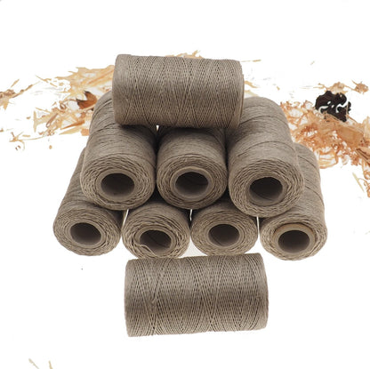 NATURAL linen thread, unwaxed grey Linen String , Warp Thread thickness of 1mm / 3ply 100grams (210 yards ~ 190 metres), linen sewing thread